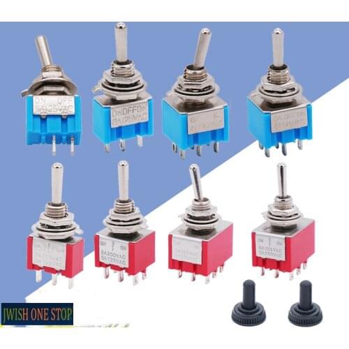 Twist toggle switch rocker switch mts-101 / 102 / 123 second third gear toggle none / self reset