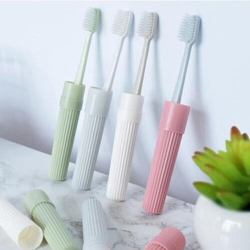 Travel Toothbrush Holder Box Toothbrush Cover Box Travel Camping Dustproof Toothbrush Storage Box Holder Bathroom Accessorie