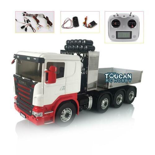 1/14 LESU RC Metal 8*8 Chassis Car Hercul Painted Sca Cabin W/ Radio Hopper THZH0631-SMT4