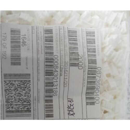 Connectors 0873690400 housing 2MM WTB RCPT HSG NYL NAT 4CKT 873690400 terminal 87369-0400 crimp socket original part