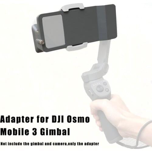 Handheld Gimbal Adapter Switch Mount for DJI Osmo Mobile 3/4 To GoPro Hero 7 6 5 Black Action Camera Switch Plate Adapter Vlog
