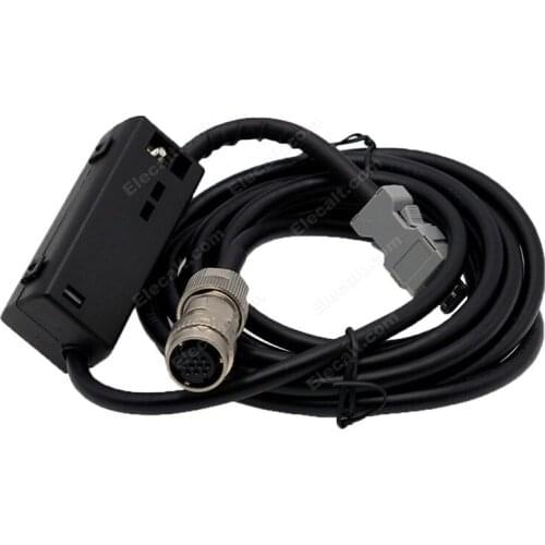 Servo motor absolute value encoder cable sttraight connector for Yaskawa SGM7G/SGMGV series 750W above JZSP-CVP06-02-E JZSP-CVP0