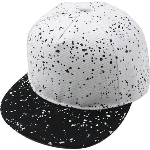 Unisex Dot Printed Hats Adjustable Children Baseball Cap Sun Hip Hop Snapback