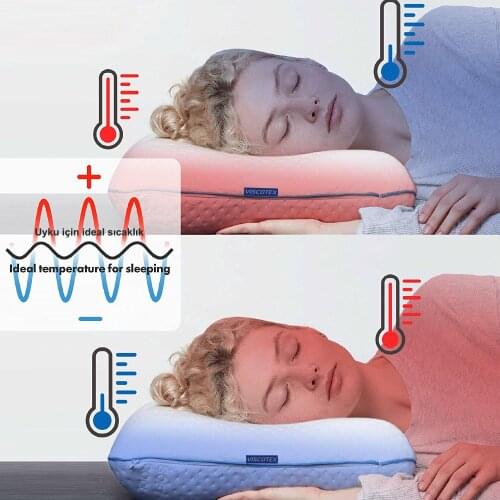 Visco 100% cotton snoring orthopedic pillow neck pain sleep health leg cervical spine protected maternity pillow foam pregnancy