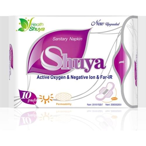 10Piece=1 pack/lot Anion sanitary napkin kill bacteria anti inflammation remove yeast infection women health care menstrual pads