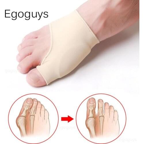 2pcs Toes Separator Socks Feet Bone Orthotics Appliance Hallux Valgus Splint Sleeve Bunion Corrector Thumb Adjuster Straightener
