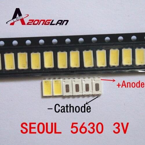 200pcs Maintenance led LCD TV TV backlight lights with lights tube light source For Seoul 5630 SMD lamp beads accessories