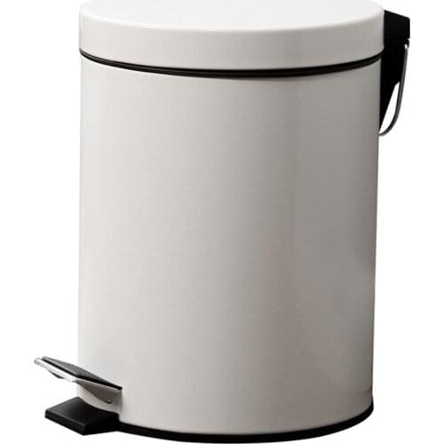 3L Trash Can Kitchen Living Room Office Garbage Dust Bin Bathroom Storage Rubbish Bucket Storage Box Pedal Waste Bin
