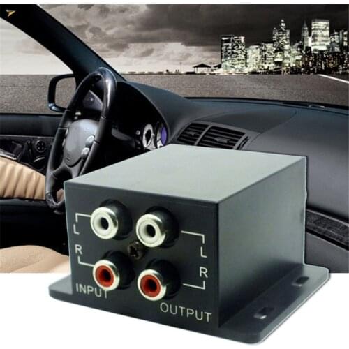 Car Amplifier Audio Regulator Bass Equalizer Auto Subwoofer Power Crossover Controller RCA Adjust Line Level Volume