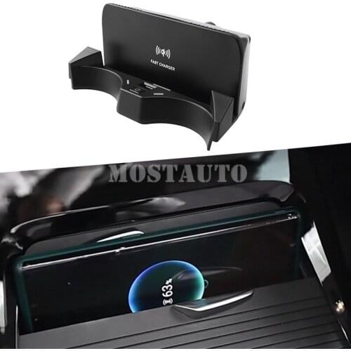For BMW X1 F48 Wireless Car Charger Phone Fast Charging Plug And Play 2016-2019 The Phone With QI Wireless Charging