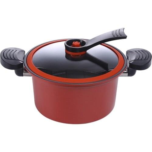Home kitchen quick-simmering micro-pressure cooker Large capacity non-stick pressure cooker Multi-function stewing soup pot