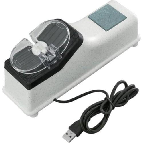 USB Electric Knife Sharpener Adjustable For Kitchen Knives Tool Knife Scissor Sharpening Grinding Blade Knife Sharpening Stone