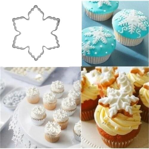 Cookie Tool 1pcs Snowflake Cookie Cutter Metal Baking Tools Bread Mold DIY Vegetable Rice Mould Kitchen Accessory