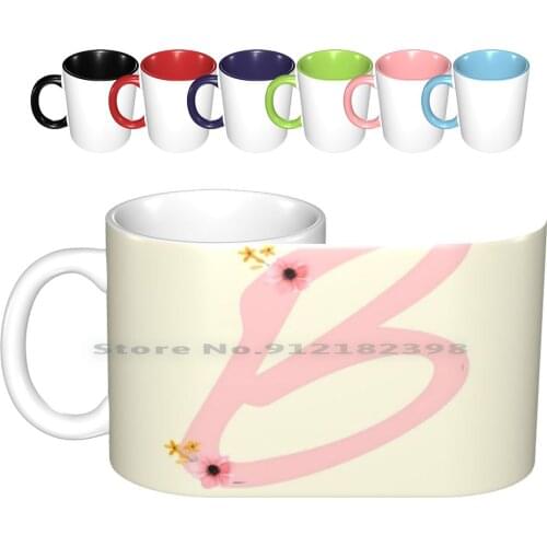 The Letter B Ceramic Mugs Coffee Cups Milk Tea Mug The Letter B Letter B B Name B Initials Initials Letters Letter Alphabet