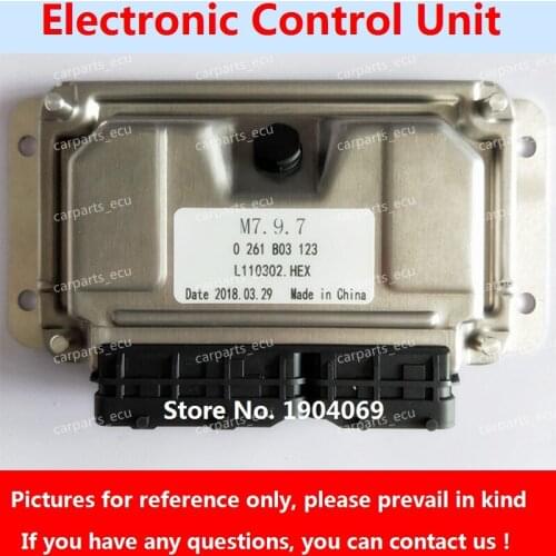 Engine Computer Board 0261B03123 3600010-09 L110302.HEX M7.9.7 ECU F01R00D498 F01RB0D498 3600010-G41 For Changan Car