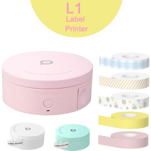 Peripage L1 Inkless Mini Thermal Label Printer Wireless Bluetooth Label Maker Machine for Mobile Phone Home ShoP Use