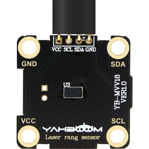 Yahboom High ranging frequency TOF VL53L0X sensor module with a built-in ranging algorithm compatible with Rpi stm32