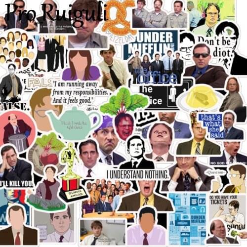 10/30/50pcs The office tv show Stickers paster Cartoon characters anime funny decals scrapbooking diy phone laptop decoration