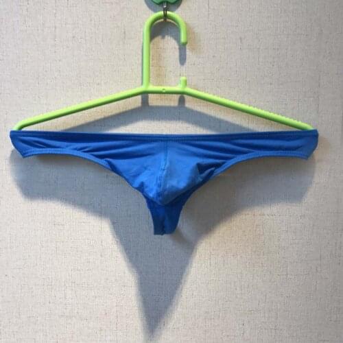 Cheap Low-waist cotton mens underwear U convex mens thongs and g strings pouch tanga uomo sexy mannen ondergoe underwear cock