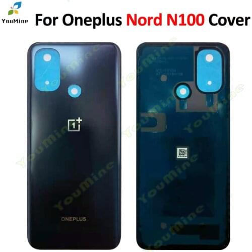 Original For OnePlus Nord N100 Battery Back Cover Housing Rear Door Case For One Plus N100 1+N100 Back Housing