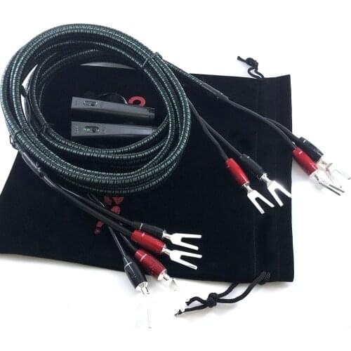 HIFI Audio Cables Rocket 88 Speaker Cable 1000 Series Silver Banana or Spade Plug with New Carbon 72V DBS