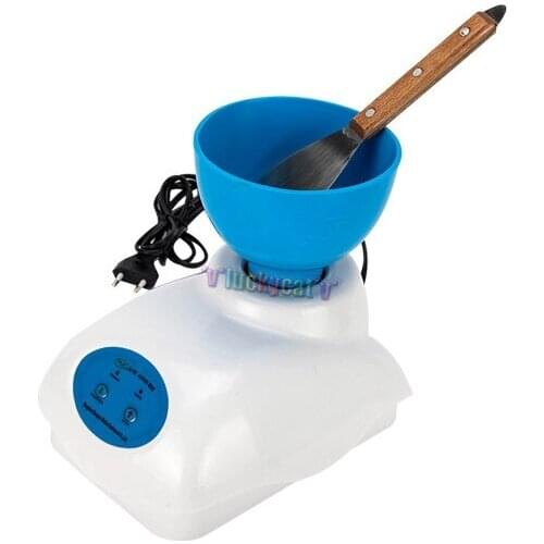 1Set CE Approved Dental Impression Alginate Mixer Material Mixing with Foot Pedal Control Bowl High Quality