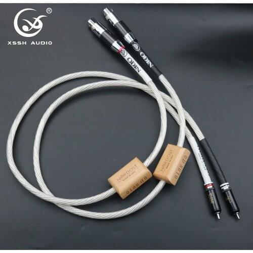 YIVO XSSH Hifi Audio High Quality 3 Pins XLR Connector Plug to RCA Plug Balance Signal Pure Copper Core Line Audio Cable