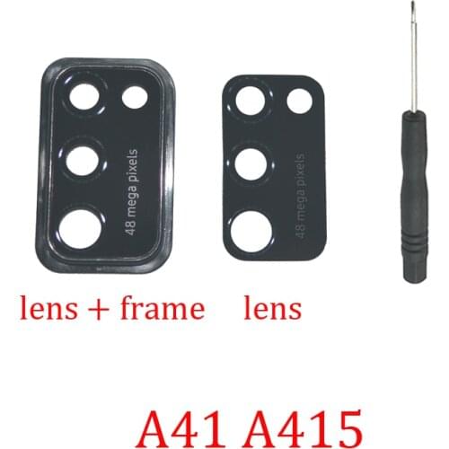 Back Camera Glass Lens For Samsung Galaxy A41 A415F Original Phone Rear Camera Protection Lens Holder Replacement Part + Tools