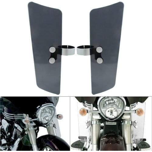 2pcs Motorbikes Wind Fork Air Deflector For Honda VT1100C2 Shadow Sabre 2000-2007& for Kawasaki VN1500D Vulcan Classic 1996-2005