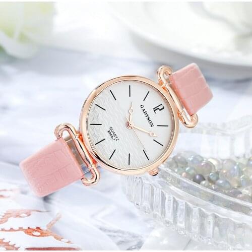 2021 Simple Watch Women Fashion Sea Level Leather Belt Bracelet Watches Ladies' Quartz Clock Dress Wristwatches Reloj mujer