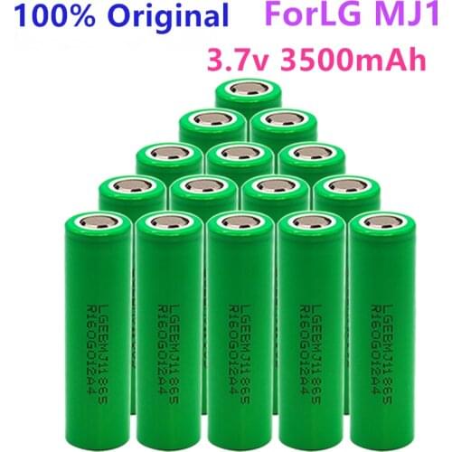 2022 New 100% Original MJ1 3.7 v 3500 mah 18650 Lithium Rechargeable Battery For Flashlight batteries for LG MJ1 3500mah battery