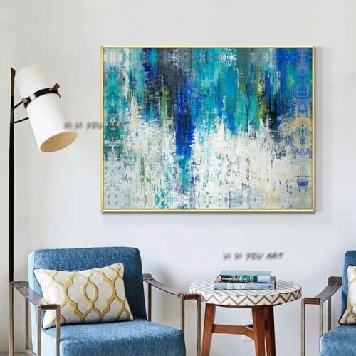 Abstract Landscape Painting 100 Hand Painted Oil Painting On Canvas Handmade Modern Wall Art Painting For Living Room