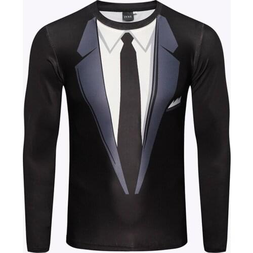 Free shipping causal 3D tops Conan Uniform T-shirt school uniform shirt Tight 3D shirt Hot 3D T-shirt for daily wear