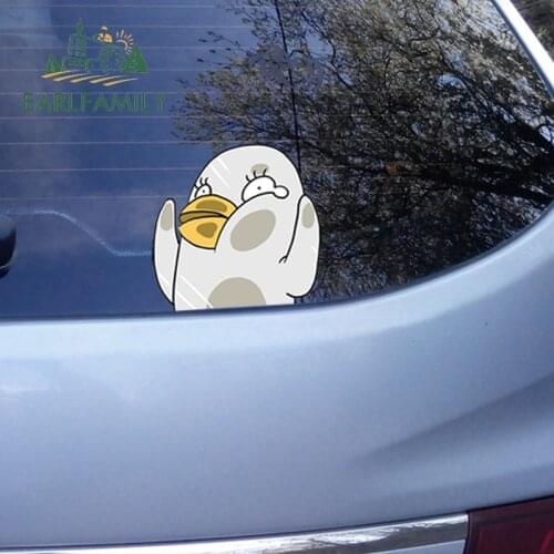 EARLFAMILY 13cm x 12.6cm for GINTAMA Car Assessoires Stickers Funny Decal Vinyl Car Wrap Windshield Windows Waterproof Sticker