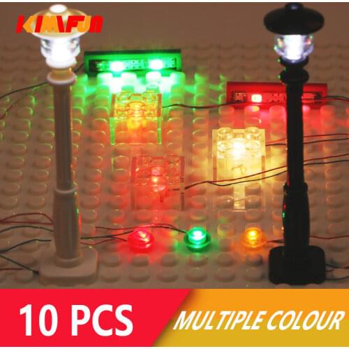 Traffic street light City Building blocks Bricks USB Port And LED Light Kit USB Hub Light Sensing Auto Switch for lego