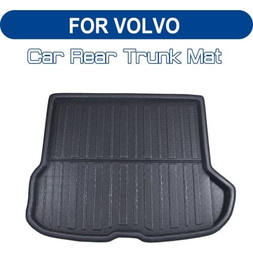 FOR VOLVO C30 S40 S60 S80 V40 V60 XC60 XC90 Car Rear Trunk Boot Mat Floor Mats Cargo Mat Waterproof