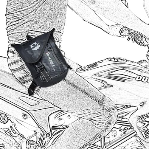 Concise GHOST RACING Motorcycle Riding Leg Bags Motorcycle Multifunctional Equipment Pack Racing Waterproof Bag Zipper Thigh Bag