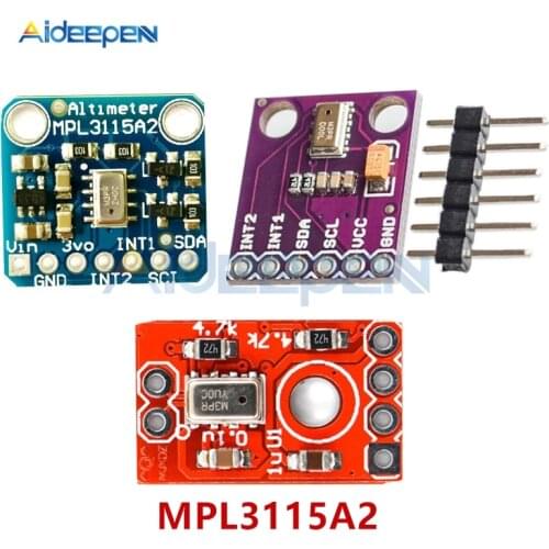 MPL3115A2 Intelligent Temperature Pressure Altitude Sensor Module II2 Interface 5V 20-110 kPa For Arduino