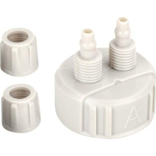 2Pcs Aquarium CO2 System Pro Tube Valve Guage Bottle Cap Kit Fish Tank Live Plant DIY Air Diffuser Generator Tool Part Kit