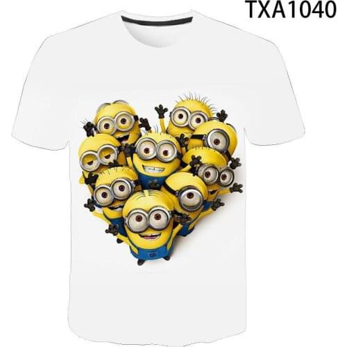 New Summer Despicable Me 3D T shirt Men Women Children Casual Fashion Streetwear Boy Girl Kids Printed T-shirt Cool Tops Tee