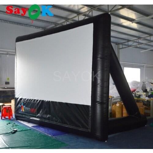 Outdoor Inflatable Projection Screen Air Movie Screen Inflatable TV Screen Cinema(4x3m/13.12x10ft)