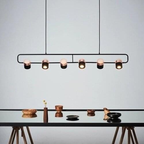 360 Degrees Rotate Pendant Lights Nordic Originality Vintage Pendant Lamp 90V-260V Cord Droplight Coffee Villa Hanglamp