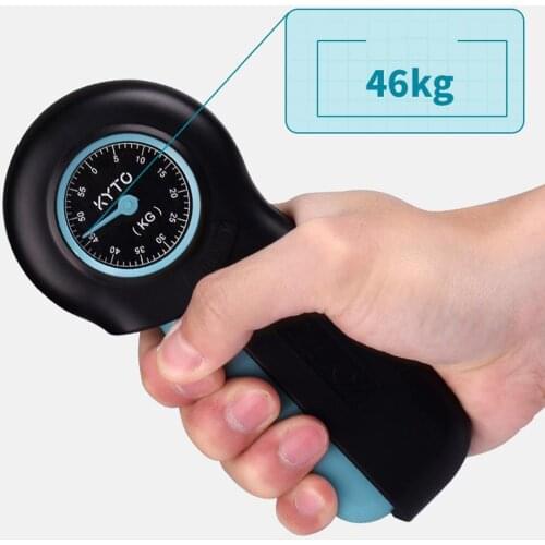 Hand Dynamometer Grip Power Strength Meter 0-55kg Hand Grip and Wrist Strengthener Gripper for Hand Forearm Strength Trainer