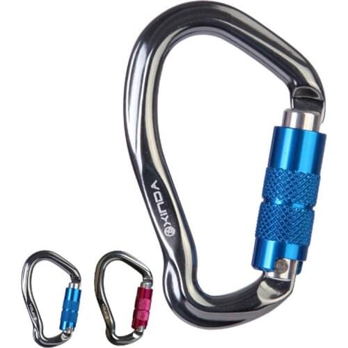 P157 outdoor profession rock climbing Automatic master lock Climbing buckle Protection lock Climbing equipment CE
