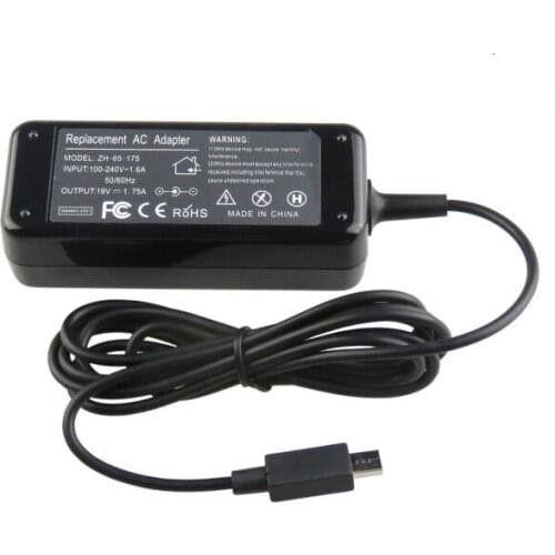 19V 1.75A 33W Universal AC Adapter Battery Charger for ASUS Eeebook X205T X205TA E202s