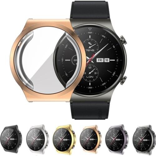 GT2 2 Pro Plating Protective Case For Huawei Watch GT 2 Pro Smart Wristband TPU Cover Cases Accessories Screen Protector Shell