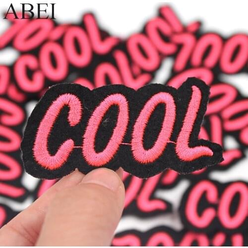 10pcs/lot Iron On Cool Appliques Embroidery Coats Motif Badge Sewing Backpack Patchwork Diy Clothing Jeans Stickers for Apparel
