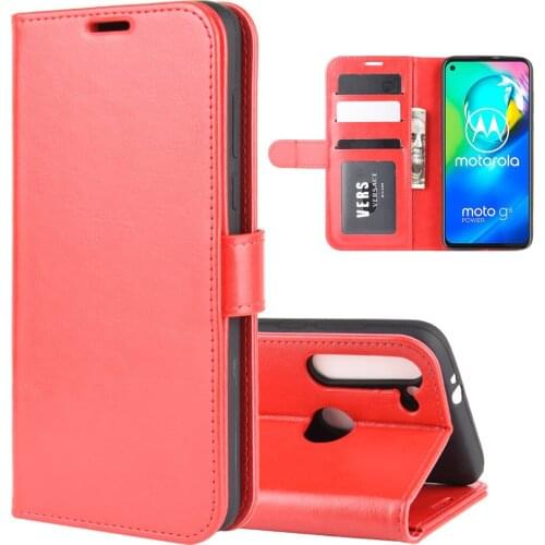 10pcs/lot R64 Wallet Leather Stand PU+TPU Case For Motorola Moto Edge Plus G8 Power G Stylus G Power G8 Power lite