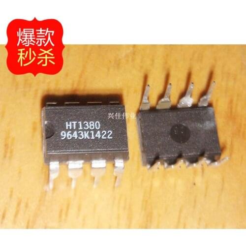 10PCS The new HT1380 DIP-8 Genuine serial clock chip green
