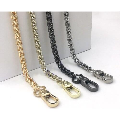 120cm DIY Purse Chain Accessories for Bags Metal Chain Purse Buckles Shoulder Bags Straps Shoulder Crossbody Bag Parts